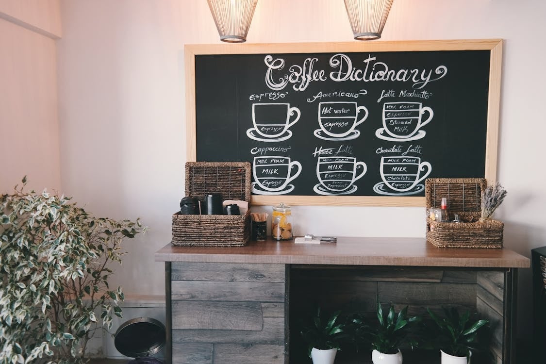 Inside of a coffee shop