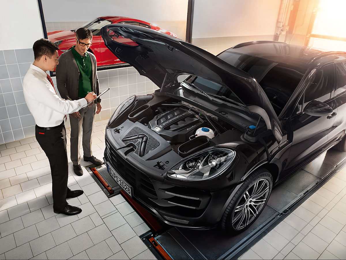 Porsche technician