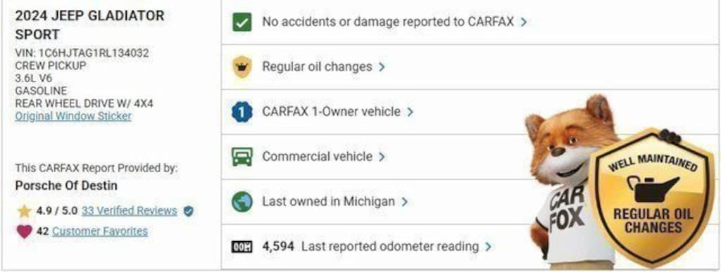 Used 2024 Jeep Gladiator Sport Truck Crew Cab