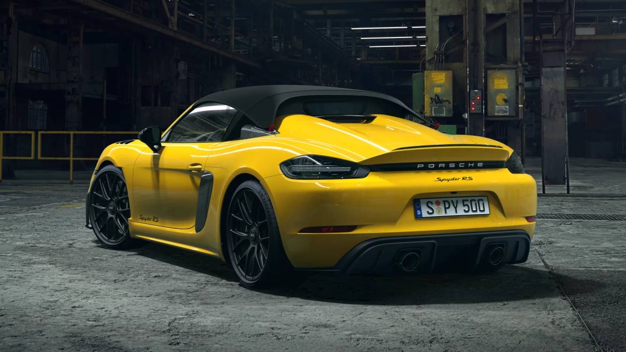 2025 Porsche Boxster Spyder photo 3