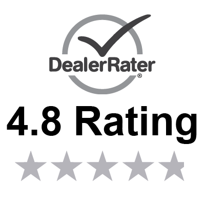 4.8 Stars DealerRater Rated Dealer