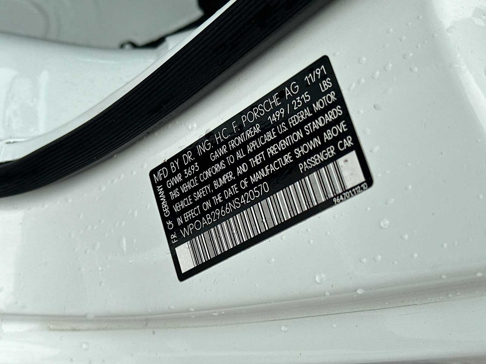 Thumbnail: 1992 Porsche 911 - 25