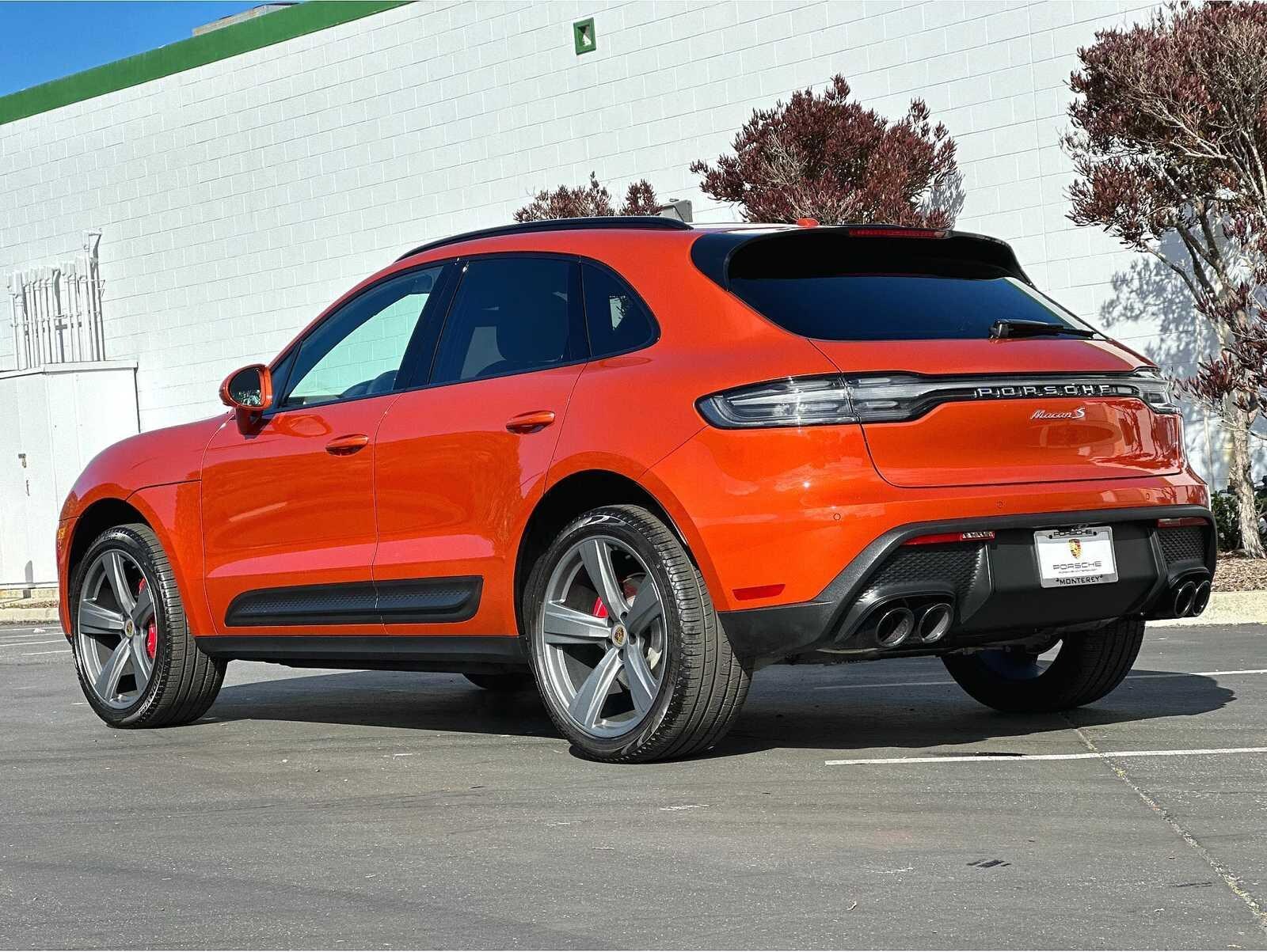 New 2023 Porsche Macan S SUV Papaya For Sale in Monterey, CA