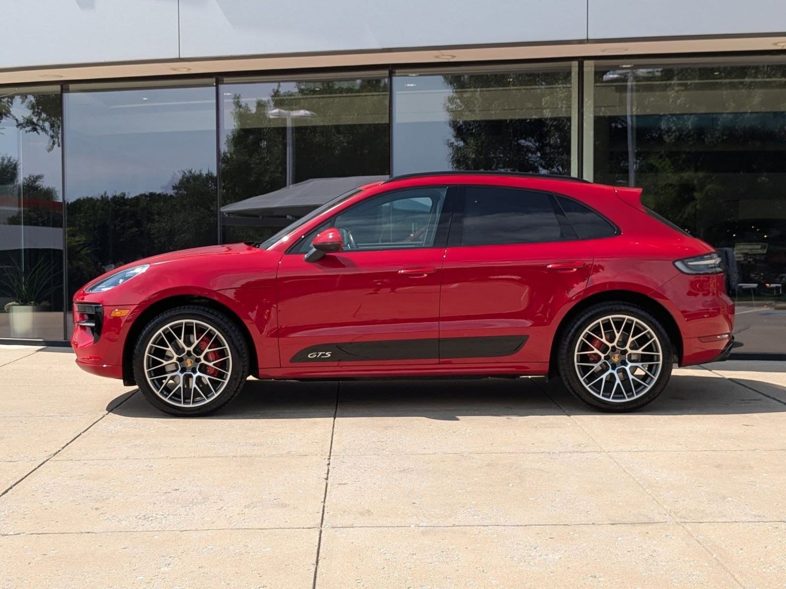 Certified 2021 Porsche Macan GTS with VIN WP1AG2A53MLB53027 for sale in Plano, TX