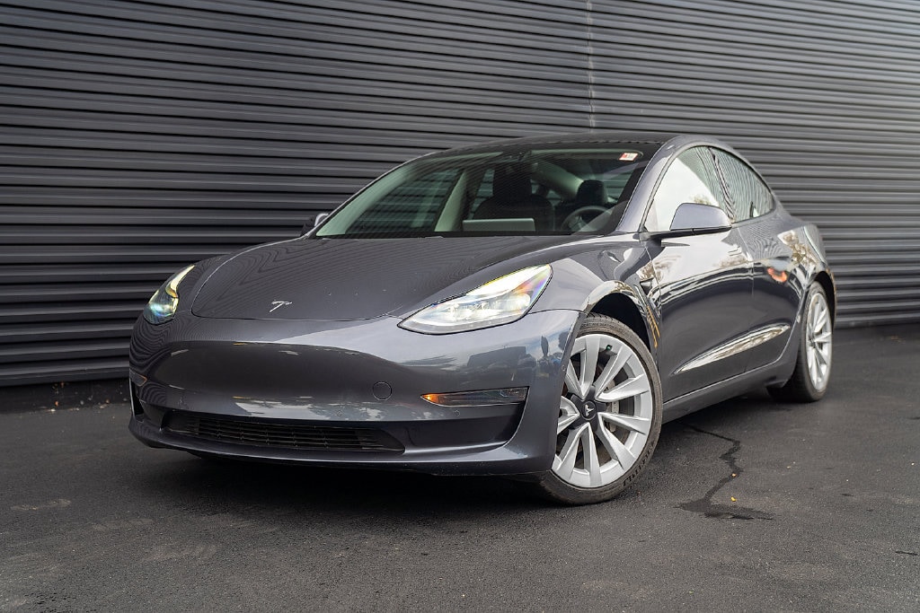 Used 2021 Tesla Model 3 Base with VIN 5YJ3E1EA4MF062949 for sale in Lawrence Township, NJ