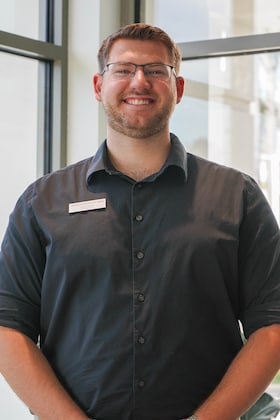Staff member Gage Hawkins from ID_ca2e04d20347