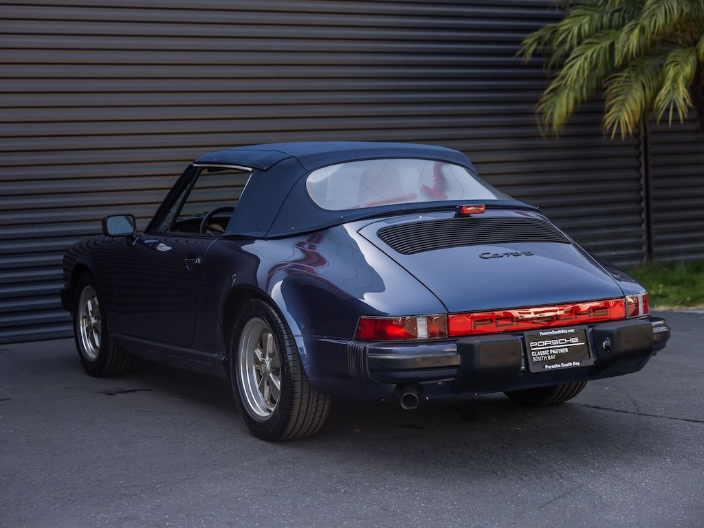 Used 1986 Porsche 911 Carrera Convertible