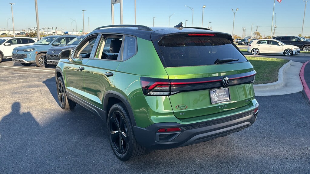 Certified 2025 Volkswagen Taos 1.5T SE Black SUV