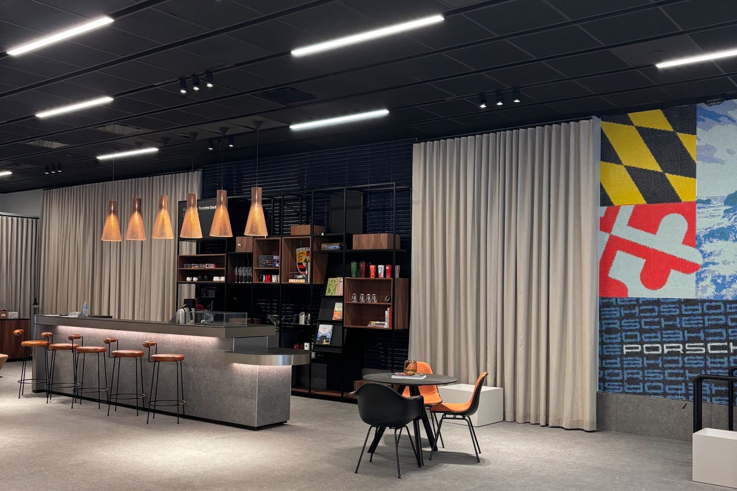 Porsche Studio Chevy Chase interior event space