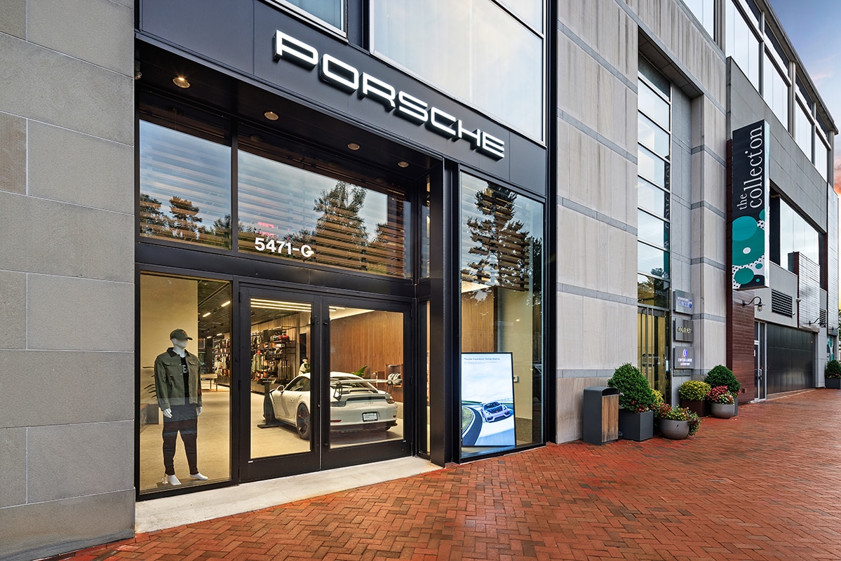 Porsche Studio Chevy Chase Porsche Studio Chevy Chase Rear storefront