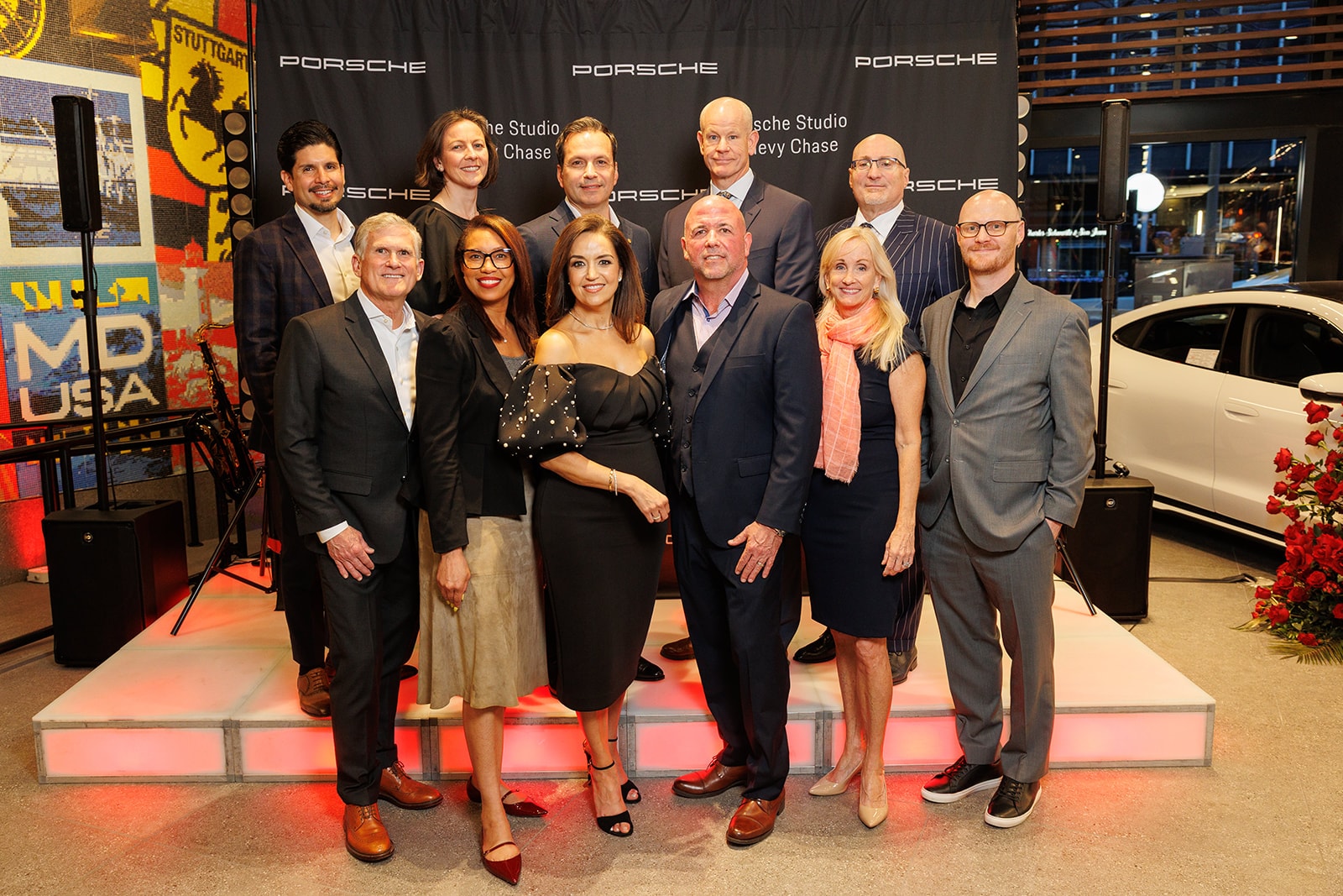 Porsche Studio Chevy Chase Grand Opening Event Porsche Studio Chevy Chase Team