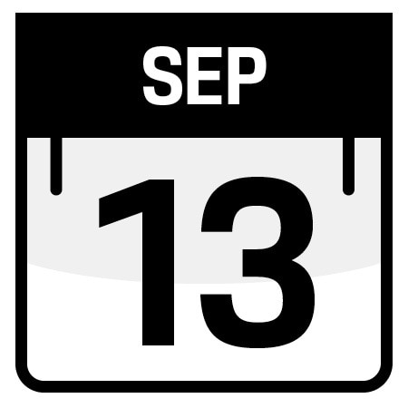 Sept 13th Sept 13th