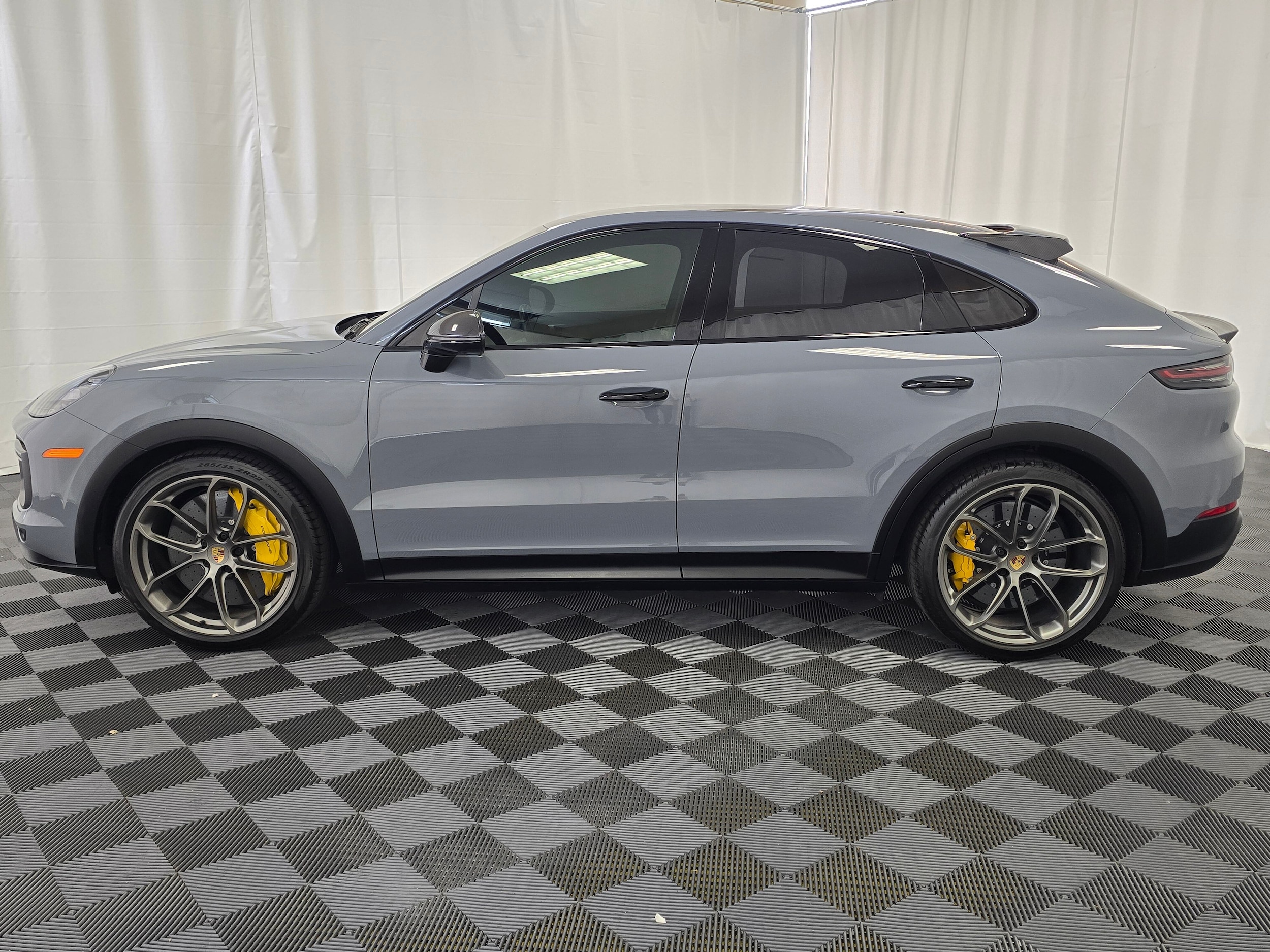 Certified 2022 Porsche Cayenne Coup Turbo GT with VIN WP1BK2AY2NDA60296 for sale in Fife, WA