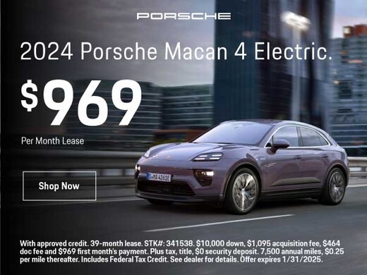 Porsche Lease Deals in Pennsylvania (Offers End Jan. 31, 2025)
