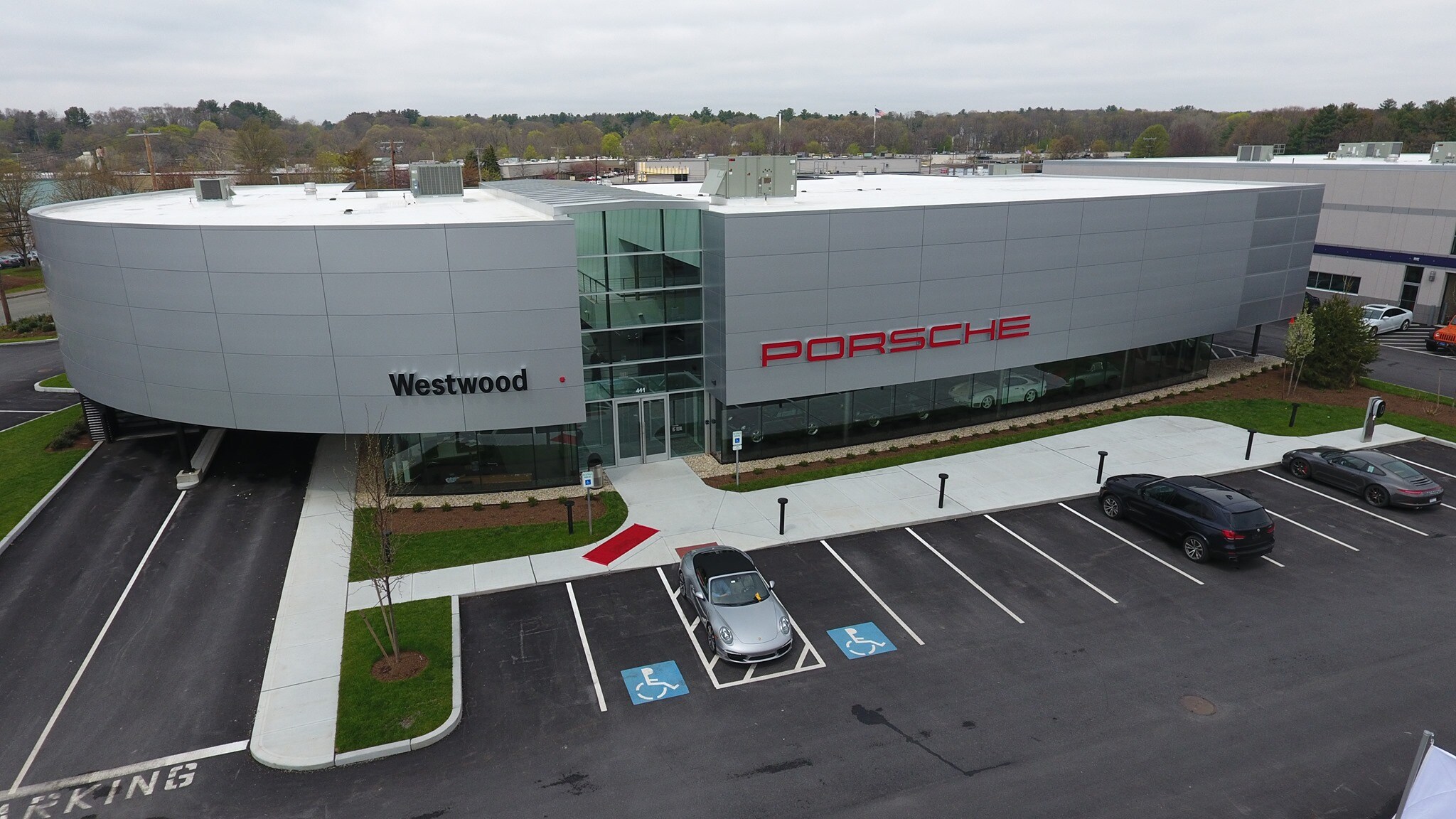 Porsche dealership photo