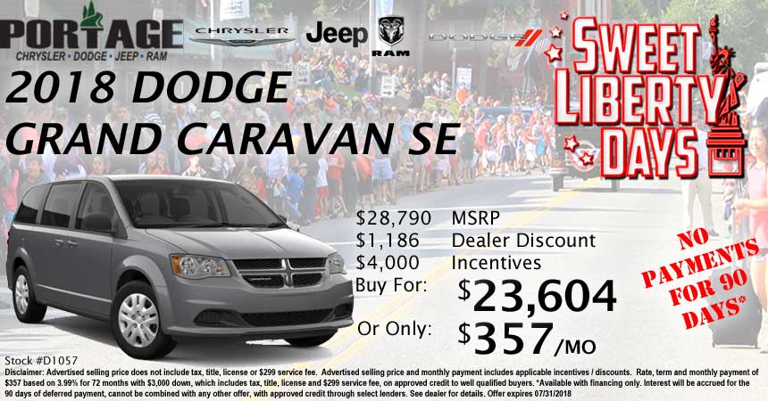 dodge caravan incentives