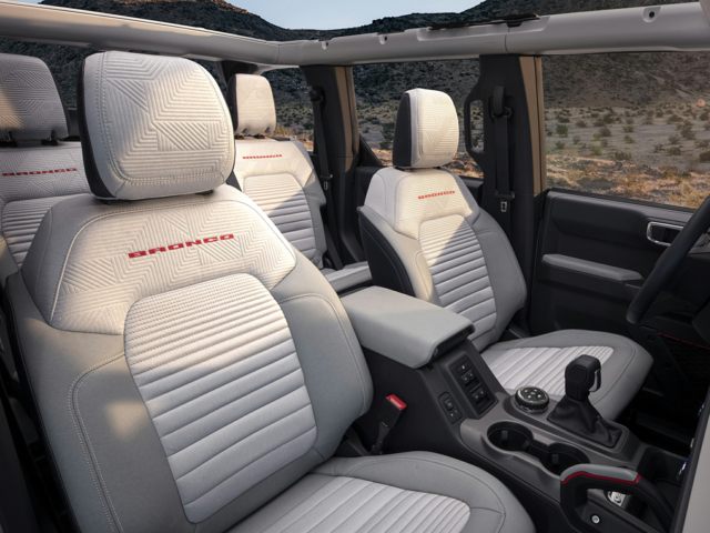 Ford Bronco interior