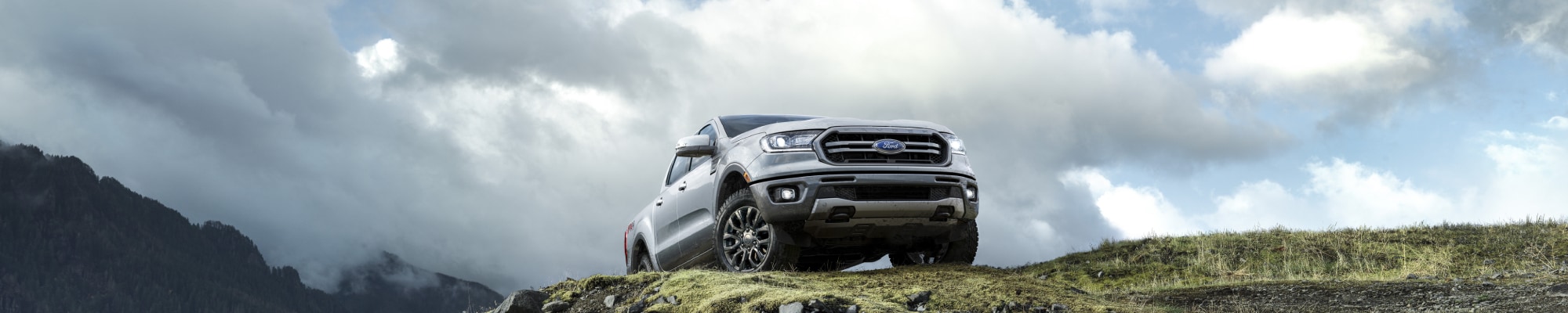 New Ford Ranger Exterior Ford Ranger on a cliff