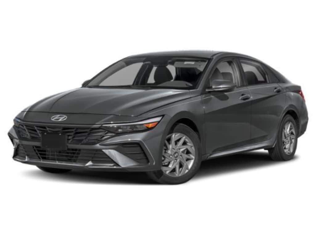 New 2026 Hyundai Elantra Hybrid Blue Sedan