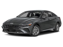 2026 Hyundai Elantra Hybrid Blue Sedan