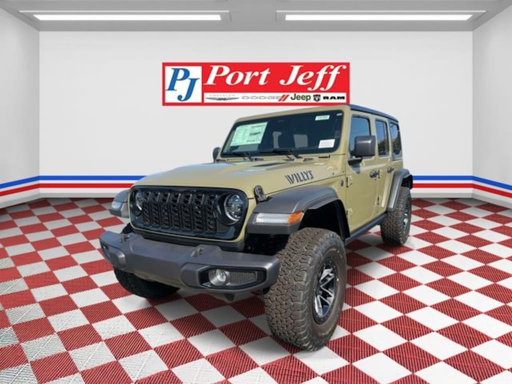 New 2026 Jeep Wrangler 4-DOOR WILLYS Sport Utility