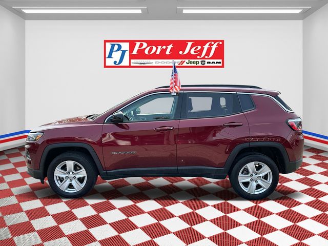 Certified 2022 Jeep Compass Latitude with VIN 3C4NJDBB9NT126506 for sale in Port Jefferson Station, NY