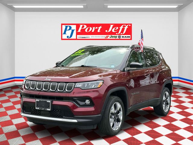 Certified 2022 Jeep Compass Limited with VIN 3C4NJDCB5NT130146 for sale in Port Jefferson Station, NY