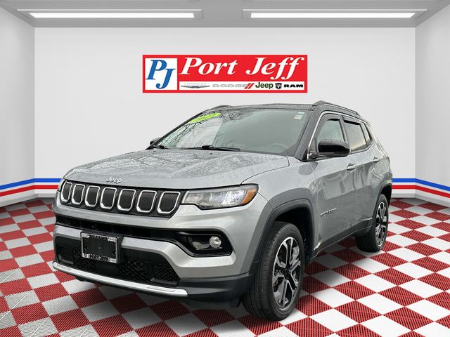 Certified 2022 Jeep Compass Limited with VIN 3C4NJDCB9NT157303 for sale in Port Jefferson Station, NY