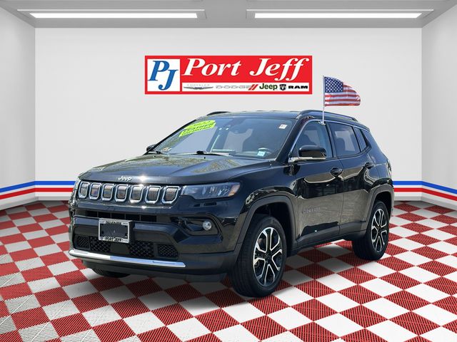 Certified 2022 Jeep Compass Limited with VIN 3C4NJDCB0NT154922 for sale in Port Jefferson Station, NY