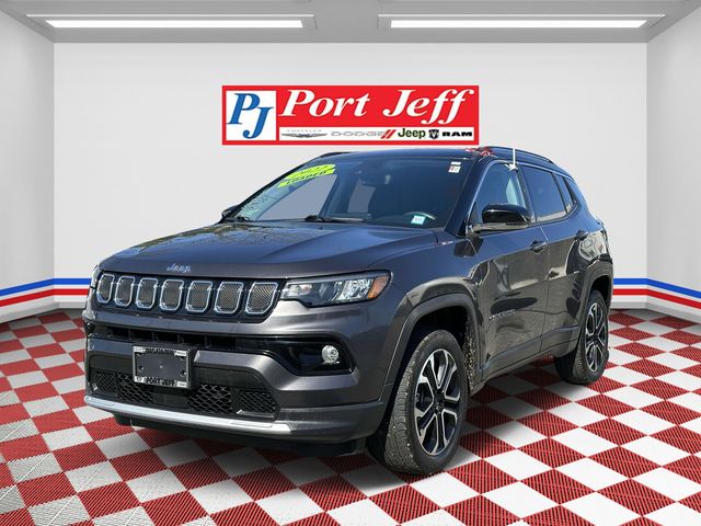 Certified 2022 Jeep Compass Limited with VIN 3C4NJDCB0NT171137 for sale in Port Jefferson Station, NY