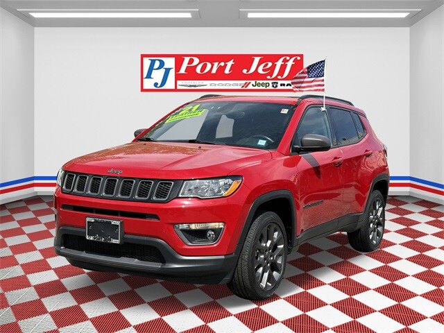 Certified 2021 Jeep Compass 80th Spec. Edition with VIN 3C4NJDEBXMT546544 for sale in Port Jefferson Station, NY