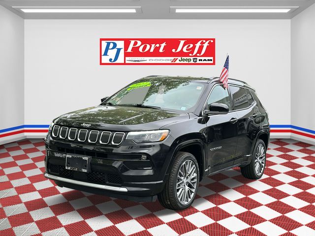 Certified 2022 Jeep Compass Limited with VIN 3C4NJDCB2NT130136 for sale in Port Jefferson Station, NY