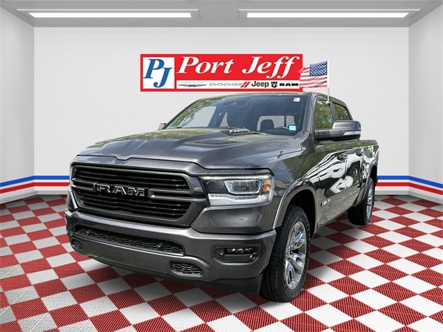 Used 2021 RAM Ram 1500 Pickup Laramie with VIN 1C6SRFJT2MN605566 for sale in Port Jefferson Station, NY