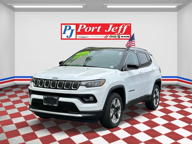 Certified 2022 Jeep Compass Limited with VIN 3C4NJDCBXNT114931 for sale in Port Jefferson Station, NY