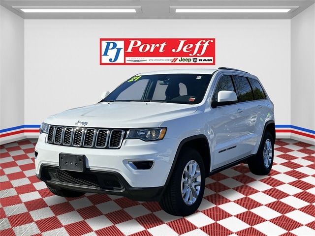 Certified 2021 Jeep Grand Cherokee Laredo E with VIN 1C4RJFAGXMC732837 for sale in Port Jefferson Station, NY