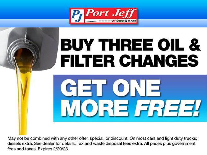 Service Specials Port Jeff Chrysler Jeep Dodge Ram