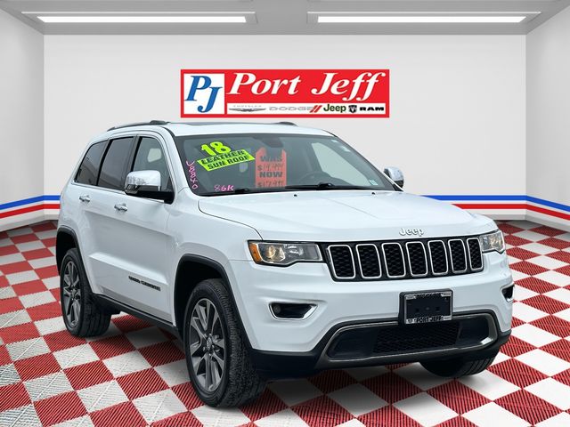 Used 2018 Jeep Grand Cherokee Limited with VIN 1C4RJFBG1JC227943 for sale in Port Jefferson Station, NY