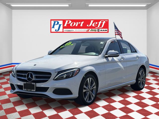 Used 2018 Mercedes-Benz C-Class Sedan C300 with VIN WDDWF4KB8JR322158 for sale in Port Jefferson Station, NY