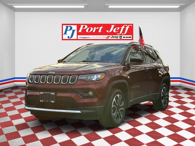 Certified 2022 Jeep Compass Limited with VIN 3C4NJDCB7NT126521 for sale in Port Jefferson Station, NY