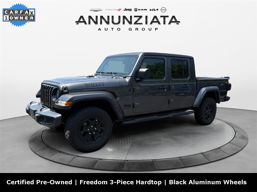 Certified 2021 Jeep Gladiator Willys Truck