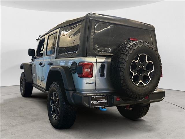 Certified 2023 Jeep Wrangler 4xe Rubicon 4XE with VIN 1C4JJXR67PW568108 for sale in Port Jervis, NY