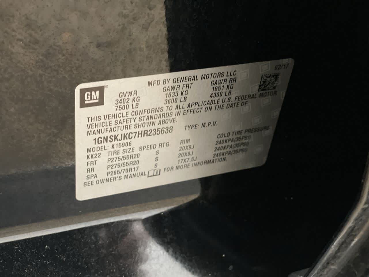 Thumbnail: 2017 Chevrolet Suburban - 28