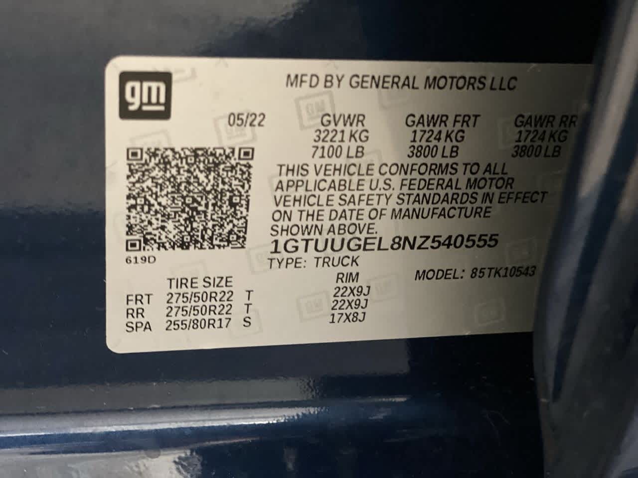Thumbnail: 2022 GMC Sierra 1500 - 32