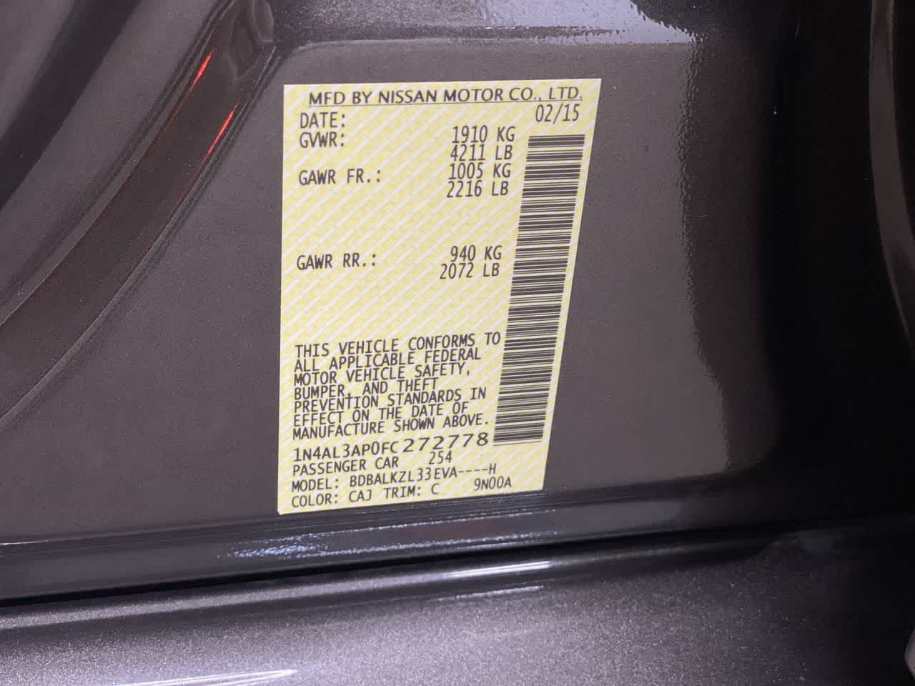 Thumbnail: 2015 Nissan Altima - 32