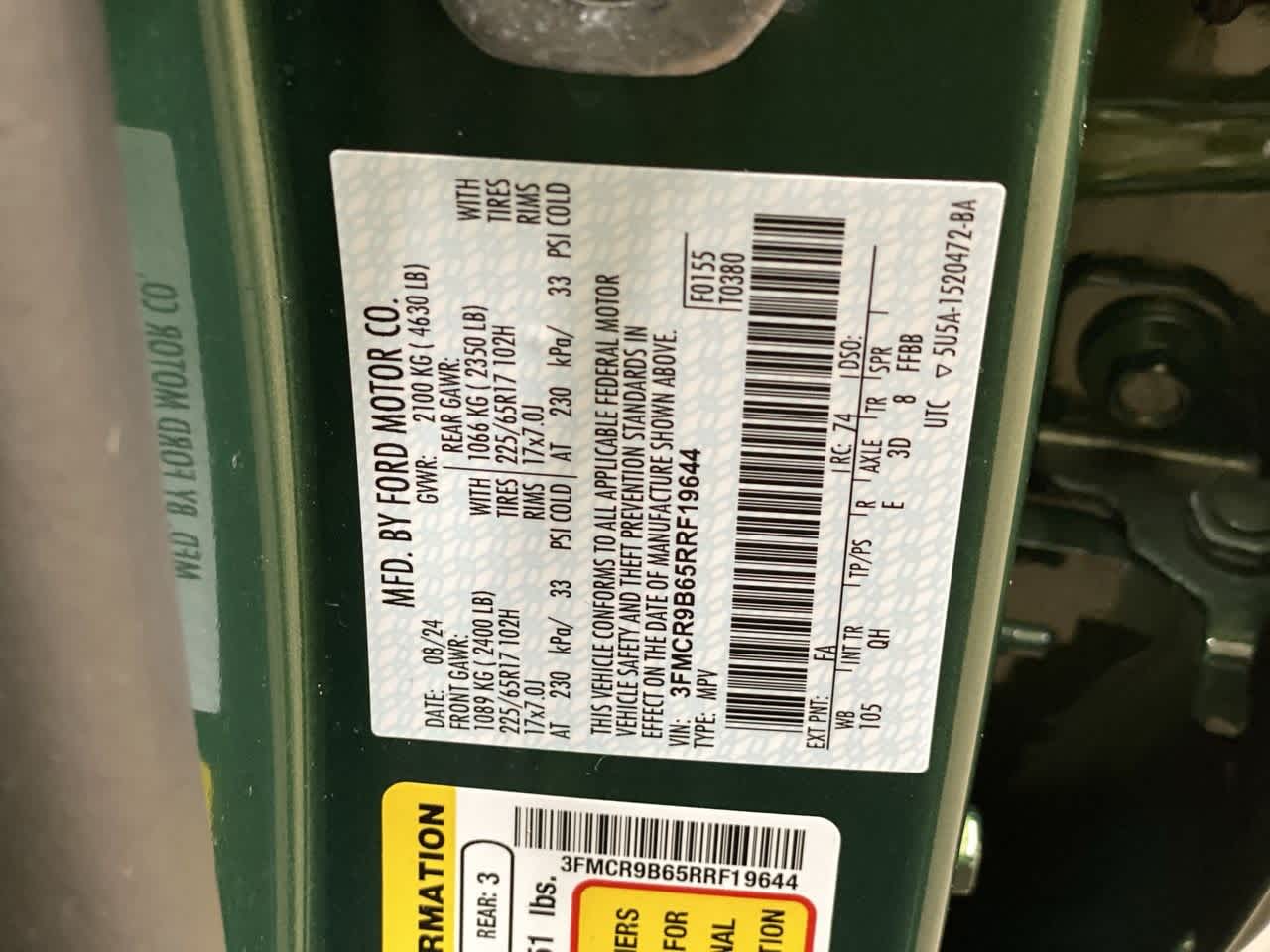 Thumbnail: 2024 Ford Bronco Sport - 31