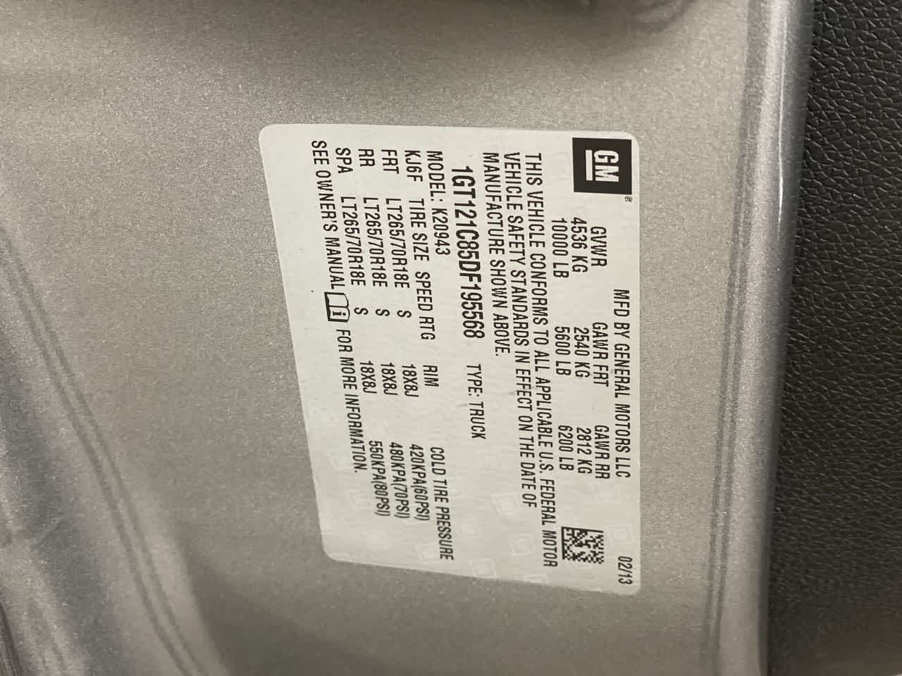 Thumbnail: 2013 GMC Sierra 2500 - 28