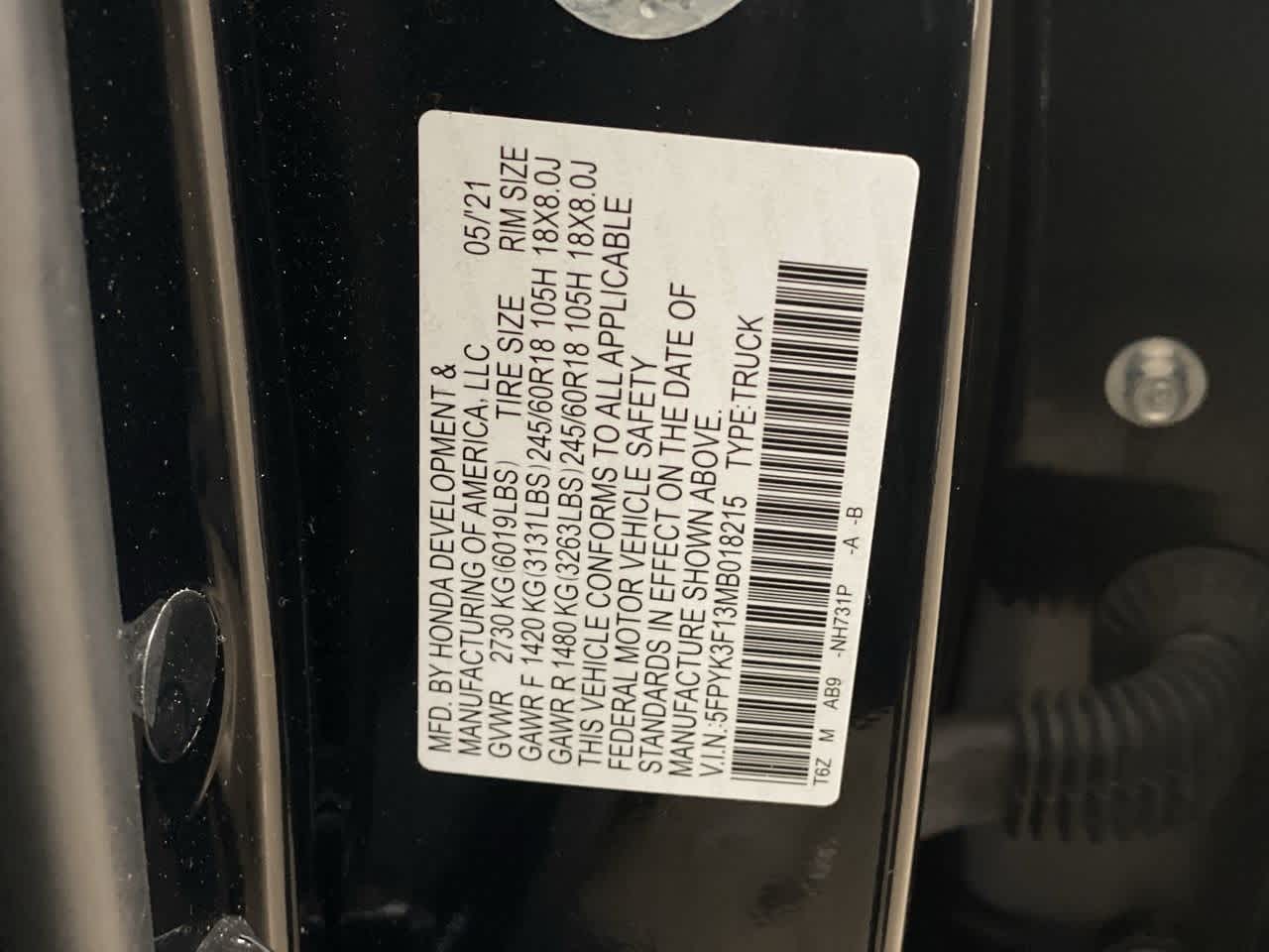 Thumbnail: 2021 Honda Ridgeline - 33