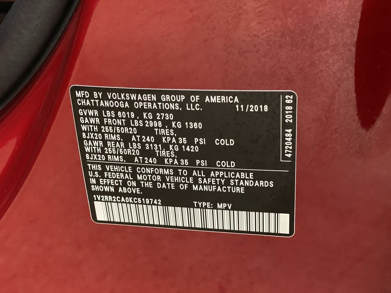 Thumbnail: 2019 Volkswagen Atlas - 32