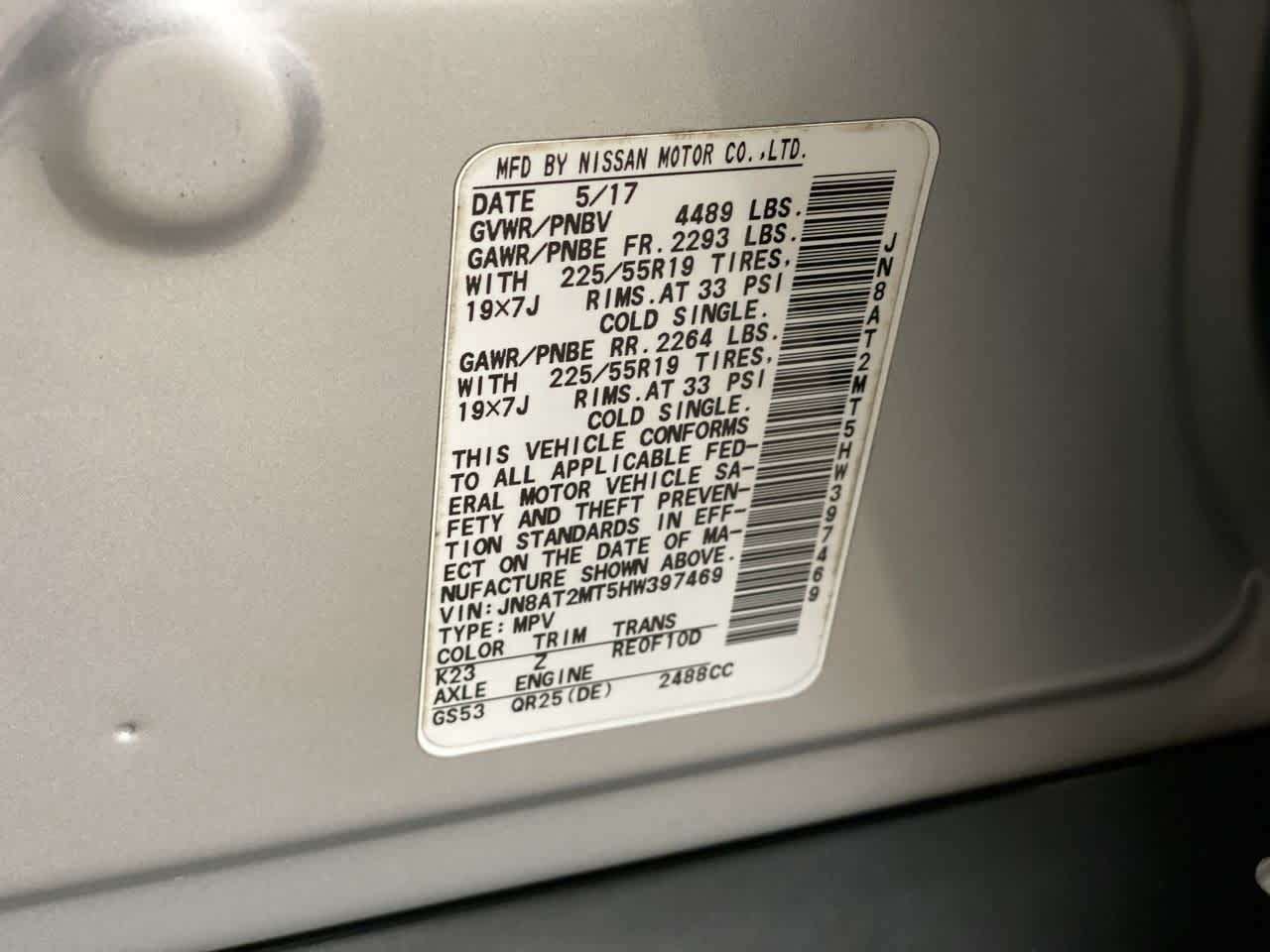 Thumbnail: 2017 Nissan Rogue - 32