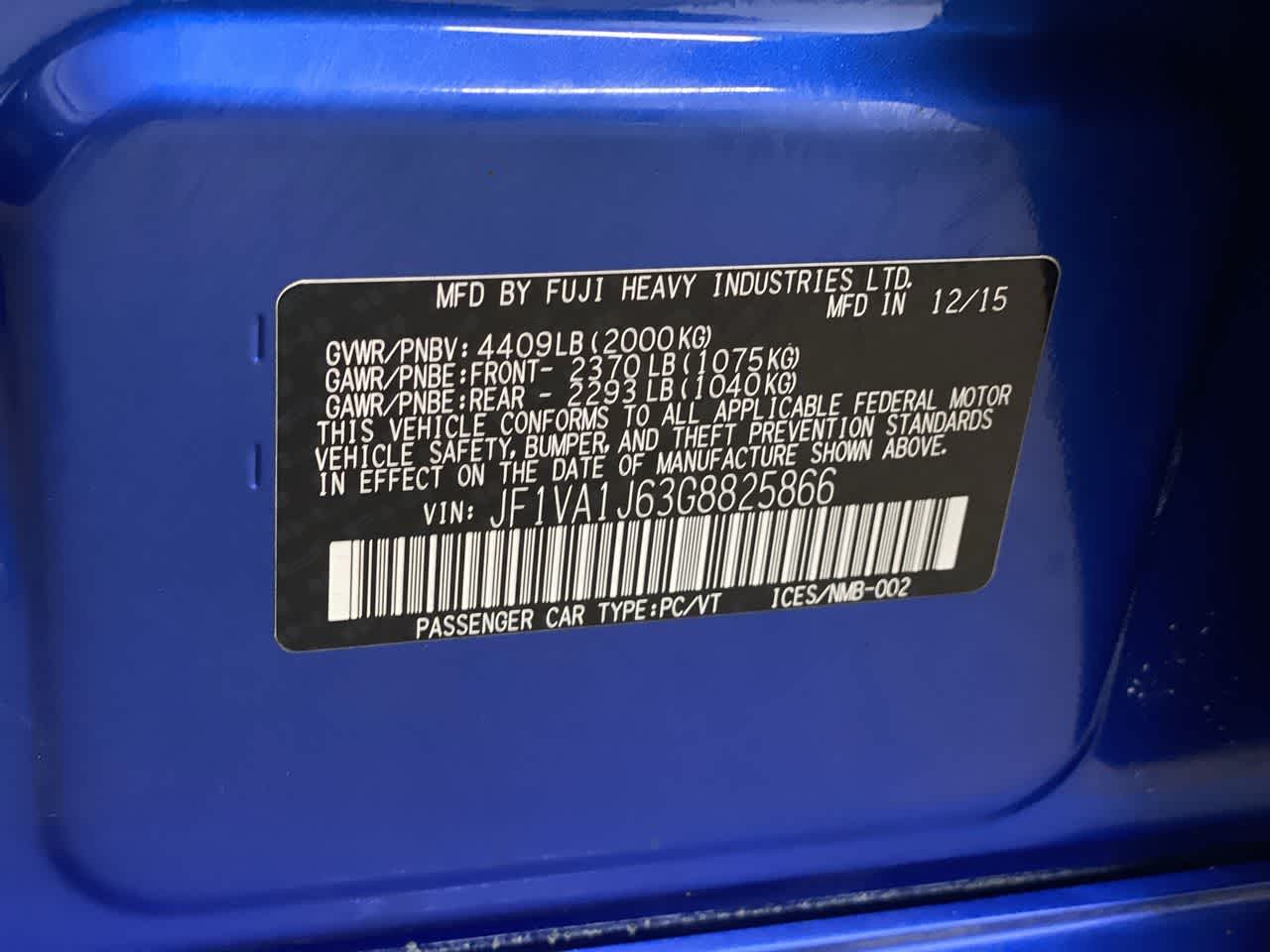 Thumbnail: 2016 Subaru WRX - 32